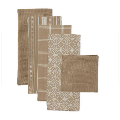 Design Imports Stone 5-pc. Dish Cloths