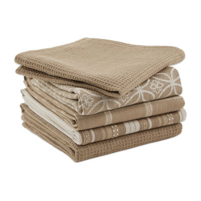 Design Imports Stone 5-pc. Dish Cloths