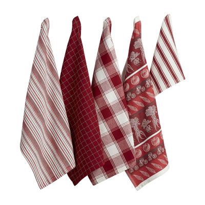 Design Imports Garnet 5-pc. Dish Cloths