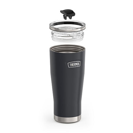 Thermos Stainless Steel Cold Cup With Side Lock Water Bottle, One Size, Black