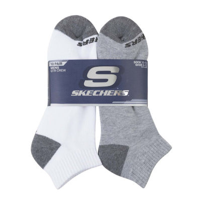 Skechers 10 Pair No Show Socks Mens