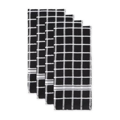 Design Imports Windowpane 4-pc. Terry Dish Cloth Set