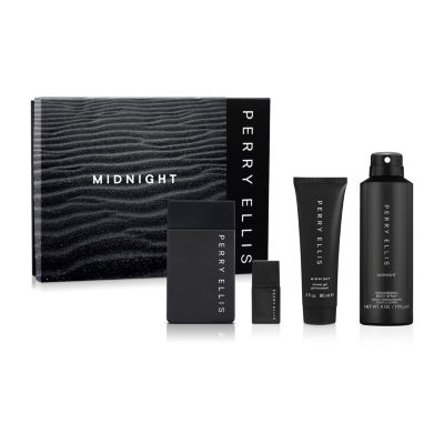 Perry Ellis Midnight Eau De Toilette 4-Pc Gift Set ($114 Value)