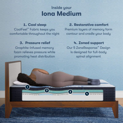 Serta iComfort® Iona 13" Medium Memory Foam - Mattress Only