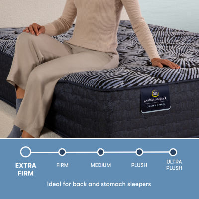 Serta Perfect Sleeper® X Quilted Hybrid Excelled 14.5" Extra Firm Tight Top - Mattress + Box Spring