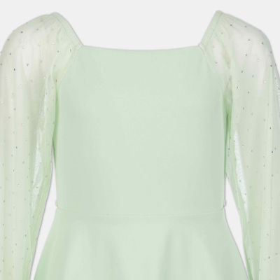 Speechless Big Kid Girls Long Sleeve Skater Dress