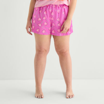 Sleep Chic Womens Plus Pajama Shorts