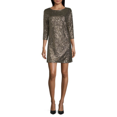 Jcpenney gold 2024 sequin dress