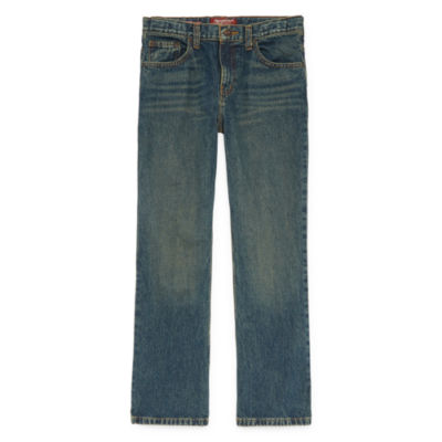Arizona Little & Big Boys Adjustable Waist Button Fly Bootcut Jean