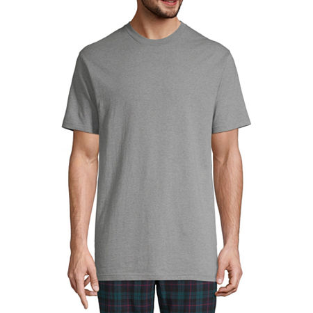Stafford Heavyweight Mens 3 Pack Short Sleeve Crew Neck T-Shirt Tall, Medium Tall, Black