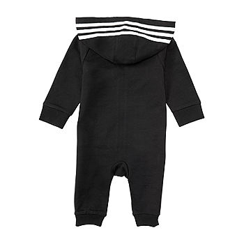stoomboot Vertrouwelijk Occlusie adidas Baby Unisex Long Sleeve Jumpsuit, Color: Black - JCPenney