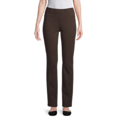 St. John's Bay Womens Mid Rise Full Length Leggings