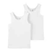 Maidenform Big Girls Round Neck Camisole, Color: Wh Hgry Pkhue - JCPenney