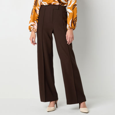 Liz Claiborne Classic Fit Wide Leg Trouser