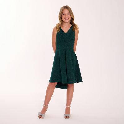 Bonnie Jean Big Girls Sleeveless Fit + Flare Dress