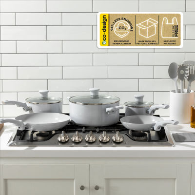 T-Fal 12-pc. Ceramic Non-Stick Cookware Set