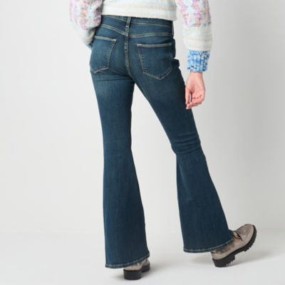 Arizona Womens Low Rise Flare Leg Jean