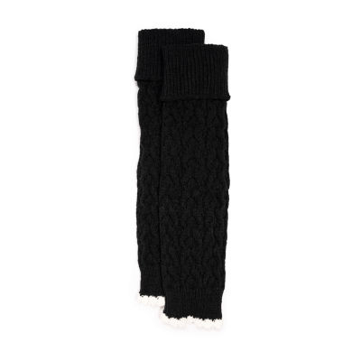 Muk Luks Tall Pointelle Womens 1 Pair Leg Warmers
