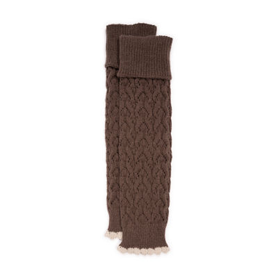 Muk Luks Tall Pointelle Womens 1 Pair Leg Warmers