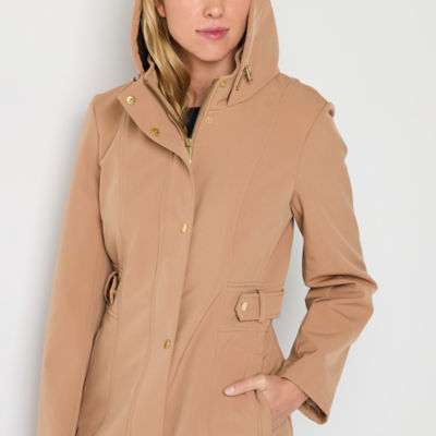 ジャケット・アウター JCPenney Beige Cotton Long JKT A 38-40 String Padded Jacket, Beige
