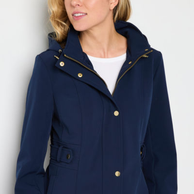 Liz Claiborne Womens Water Resistant Midweight Softshell Jacket