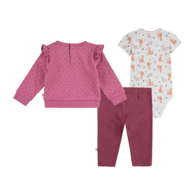 Huggies Baby Girls 3-pc. Pant Set