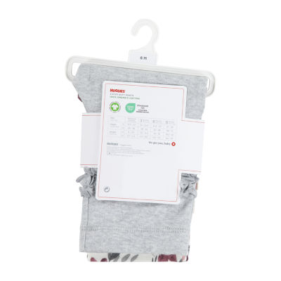 Huggies Baby Girls Mid Rise Straight Regular Fit Pull-On Pant