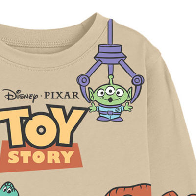 Xtreme Toddler Boys Crew Neck Long Sleeve Toy Story Graphic T-Shirt