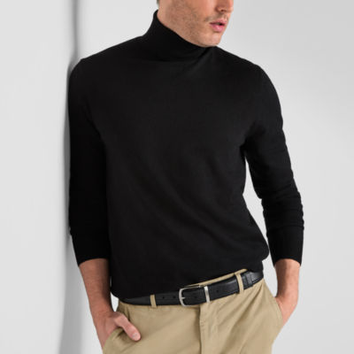 Stafford Mens Long Sleeve Regular Fit Turtleneck MainPlace Mall