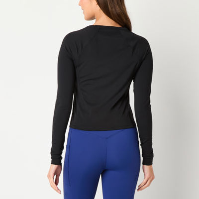 Xersion EverRestore Womens Round Neck Long Sleeve T-Shirt