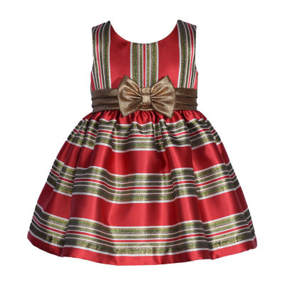 Bonnie Jean Toddler Girls Striped 2-pc. Dress Set