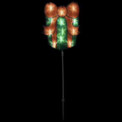 Northlight Prelit  Gift Box Pathway Markers Christmas Yard Art