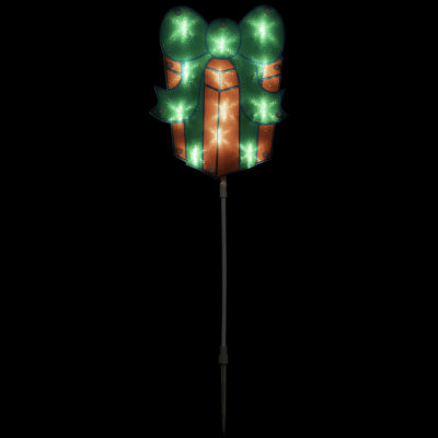 Northlight Prelit  Gift Box Pathway Markers Christmas Yard Art