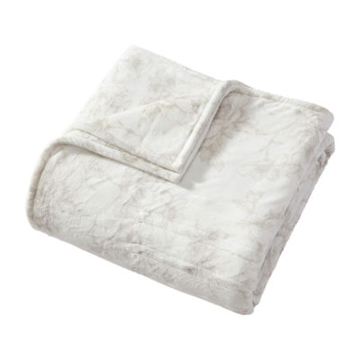 Laura Ashley Wistful Blooms Heated Midweight Floral Blanket