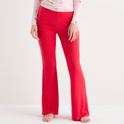 Arizona Body Fold Over Womens Juniors Pajama Pants