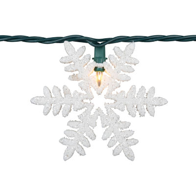 Northlight Glittered Snowflake String Lights