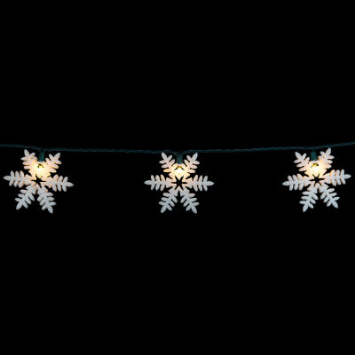 Northlight Glittered Snowflake String Lights