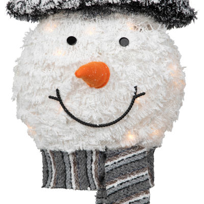 Northlight Prelit Snowman Withhat Christmas Tree Topper
