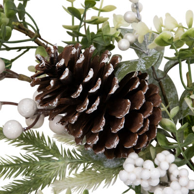 Northlight Frosted Pinecones Christmas Indoor Garland
