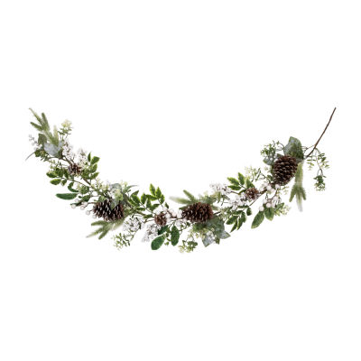 Northlight Frosted Pinecones Christmas Indoor Garland