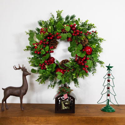 Northlight Boxwood And Pine Wreath