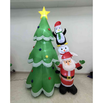 Northlight Santa Snowman And Penguin Outdoor Christmas Yard Art
