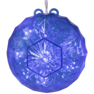 Northlight Handing Crystal Blue Led Lighted Christmas Yard Art