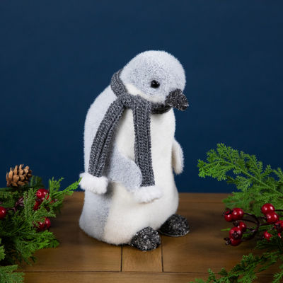 Northlight Penguin In Winter Scarf Christmas Tabletop Decor