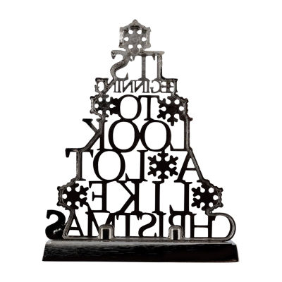 Northlight 6.5" Metal Tree Christmas Stocking Holder