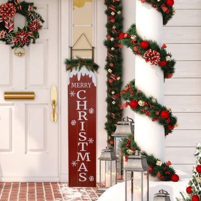 Northlight 55.75" Snow Sled Merry Christmas Yard Art
