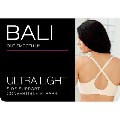 Bali One Smooth U® Ultra Light Convertible T-Shirt Underwire Full Coverage Bra 3439