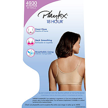 Women's Playtex 4930 Secrets Sensationally Sleek Front Closure Bra
