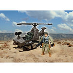 Us Army Figure Playset W/ Helicopter