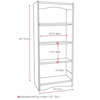 Hawthorn 60" Bookcase